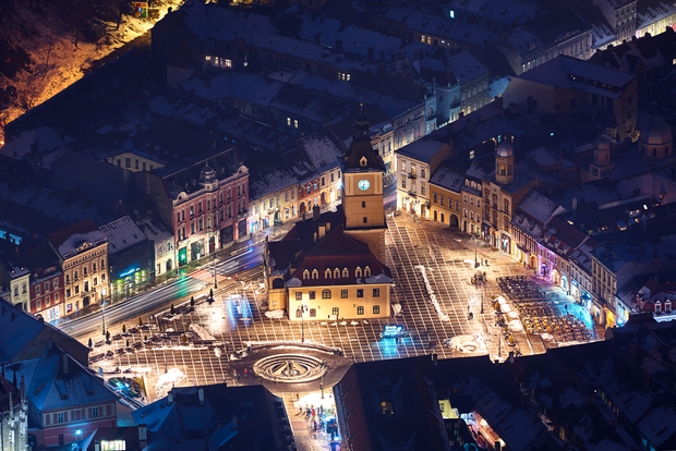 Da Bucarest: Escursione di un giorno al Castello di Peles, Brasov e al Castello di Bran