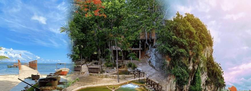 Los Haitises : Bateau + Déjeuner à la plage & Piscines naturelles