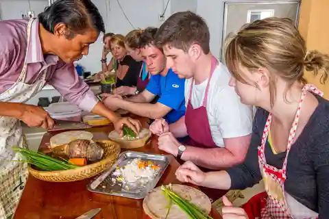 Siem Reap: Aula de culinária pela manhã e passeio pelo mercado