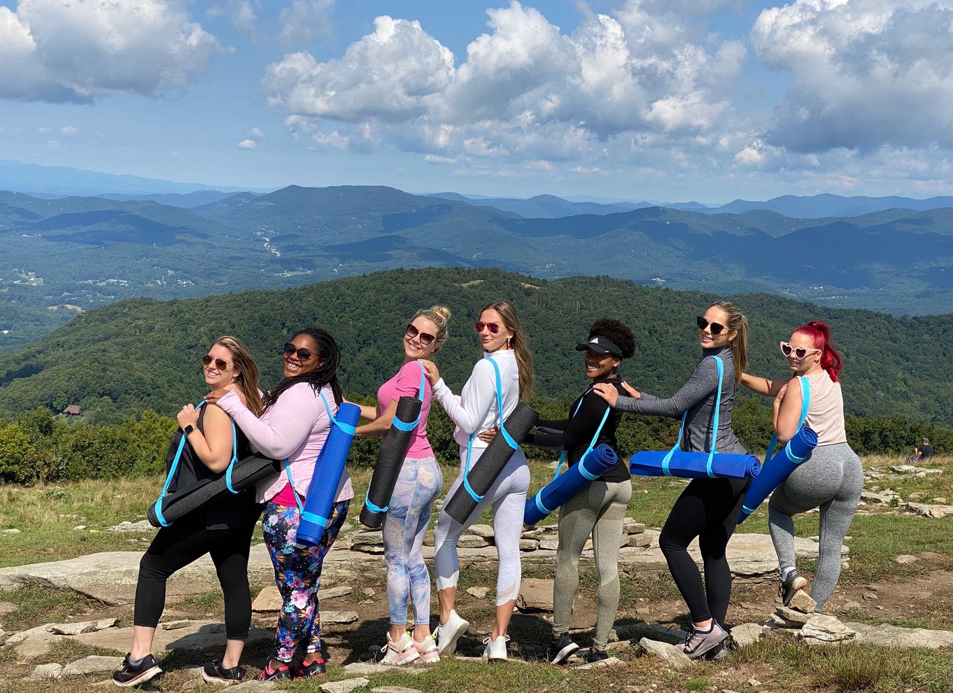 Asheville: Yoga på en vandretur i bjergene