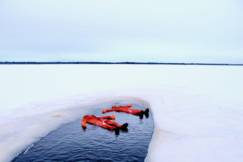 Rovaniemi: Experiencia de flotación sobre hielo