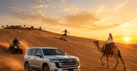 Doha: Desert Safari with Camel Ride, Sandboarding & ATV/Quad