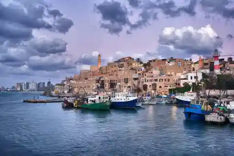 Jaffa: Gamla stan, hamnen och Shuk Hapishpishim Rundvandring
