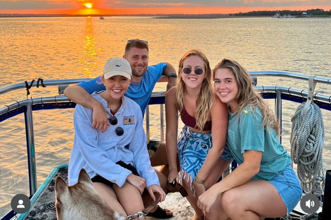 Folly Beach: Morris Island Dolphin Watching Boat Cruise