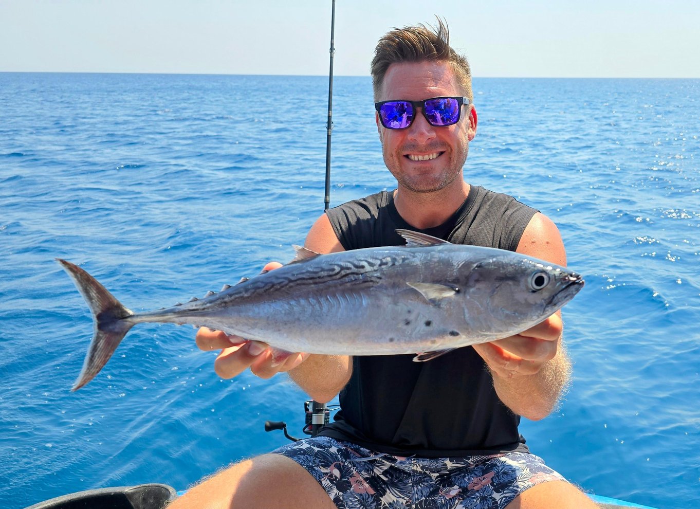 Rhodos: Fisketur, snorkling, grill og professionel guide