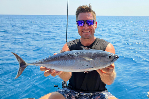 Rhodes: Fishing Trip, Snorkelling, BBQ, & Professional Guide