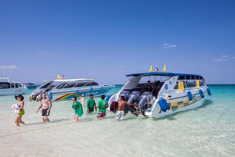 Khaolak: Temprano hacia la isla Phi Phi y la bahía Maya con almuerzo8:00 AM Recorrido