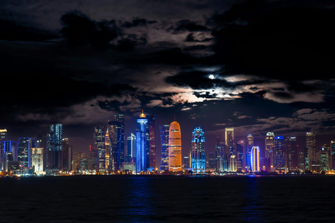 Doha: Traditional Sunset Dhow Cruise with BBQ Buffet onboard Sharing Sunset Dhow Cruise Tour with Transfers & BBQ Buffet