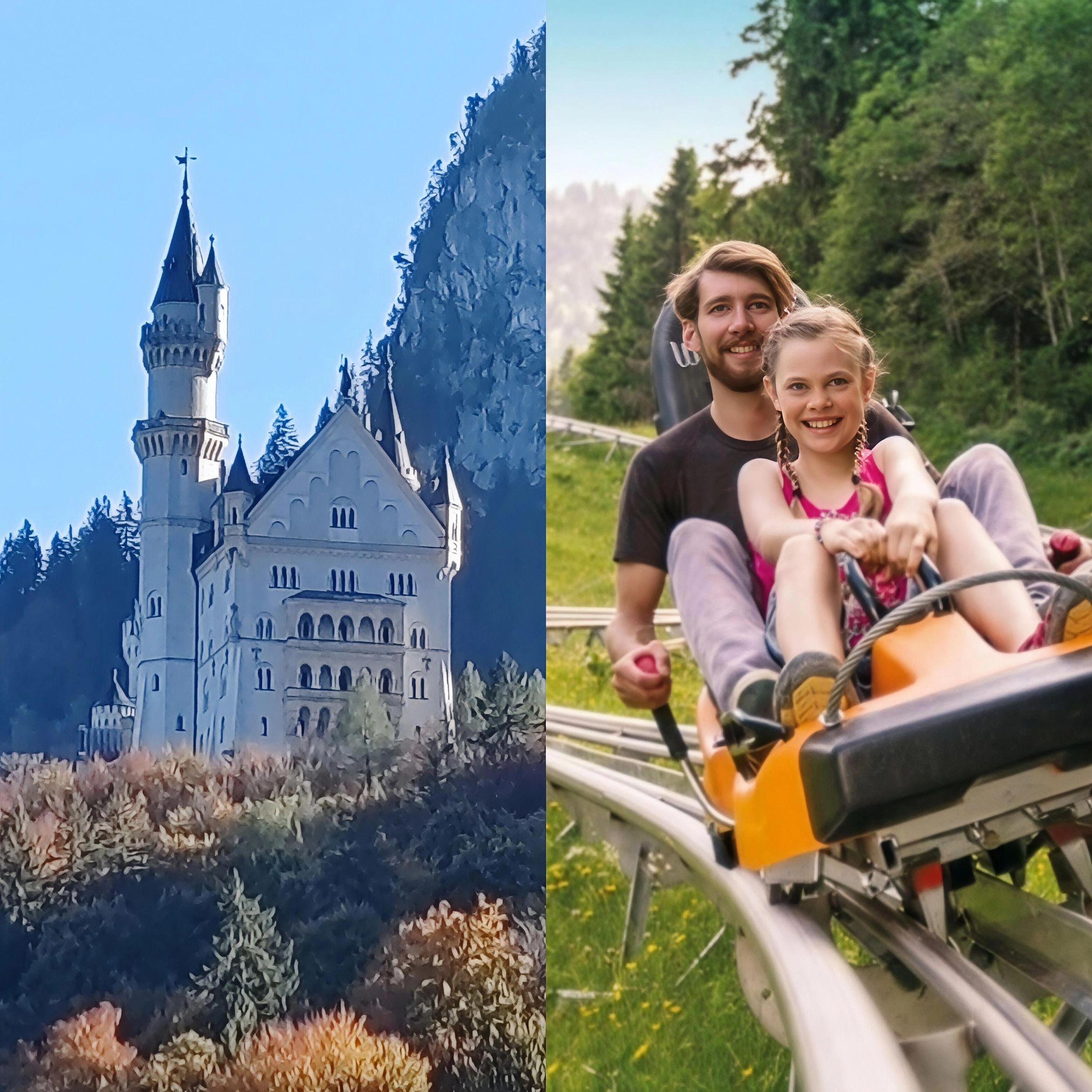 Neuschwanstein Bustour mit Oberammergau oder Alpine Coaster