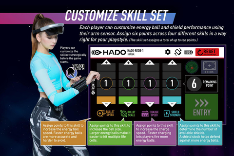 Athens: AR sports experience at HADO Dafni HADO Dafni