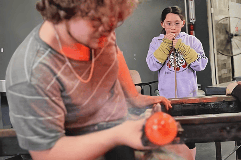 Tacoma WA: Glassblowing Float-Making Class with Instructor