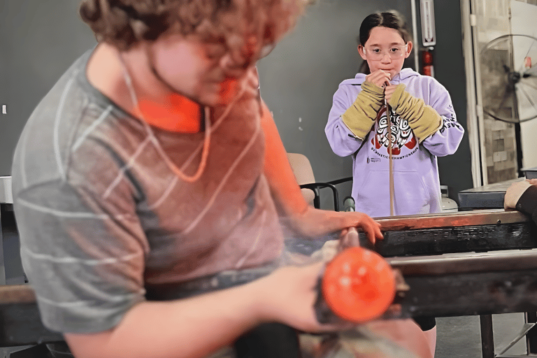 Tacoma WA: Glassblowing Float-Making Class with Instructor