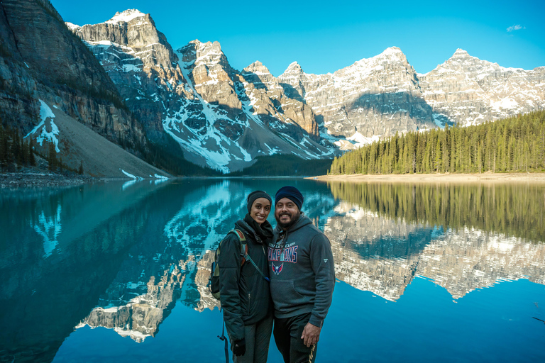 Moraine Lake Sunrise & Lake Louise Golden Hour Experience