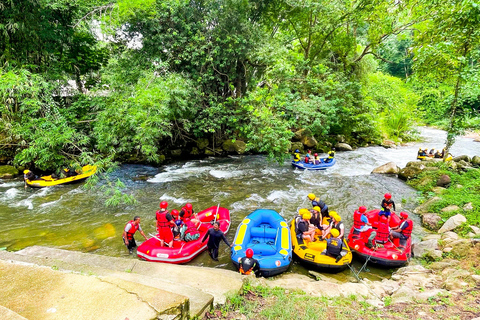 KhaoLak :White Water Rafting ,Monkey Cave, Elephant Bathing