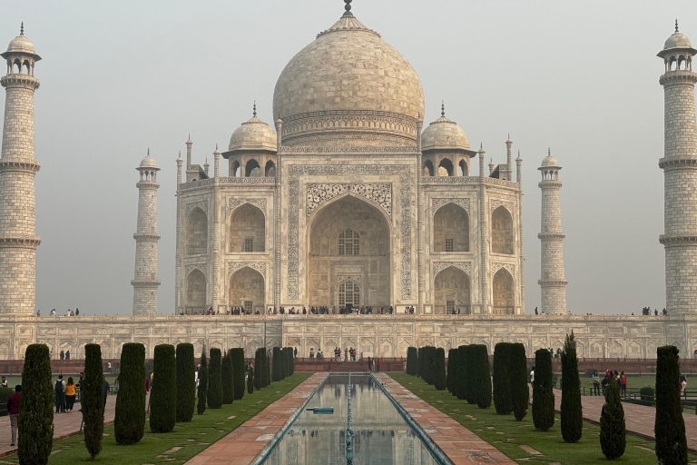 Von Jaipur aus: Taj Mahal Tour am selben Tag & Transfer nach DelhiAlles inklusive - Auto, Reiseführer, Mittagessen, Eintritt zu den Denkmälern