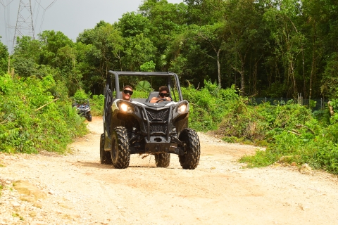 Cancún: Aventura todoterreno con buggy, tirolinas y cenoteAventura todoterreno con paseo en buggy y cenotes