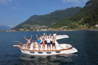 Boat tour on Lake Iseo
