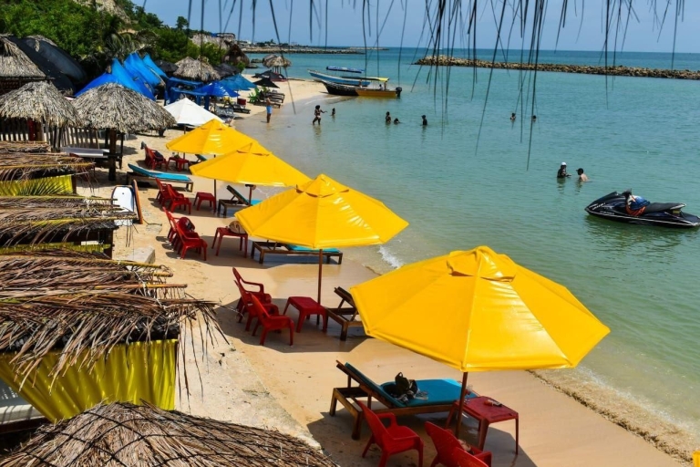 Carthagène : Excursion d'une journée à l'île de Tierra BombaDaytour en Tierra Bomba - Paradise SunBeach !