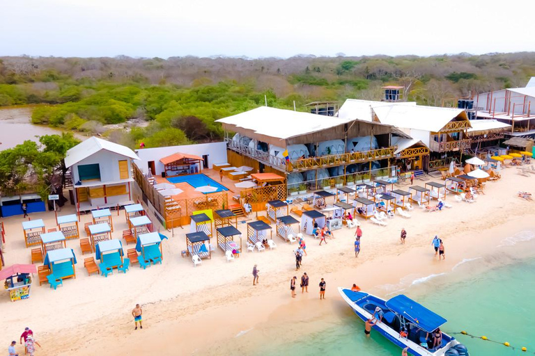 Cartagena:Intera giornata in una cabina a Barú+pranzo+cocktail di benvenuto