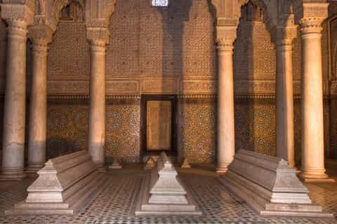 Marrakech : Tombeaux saadiens, billet d'entrée avec application guide numérique