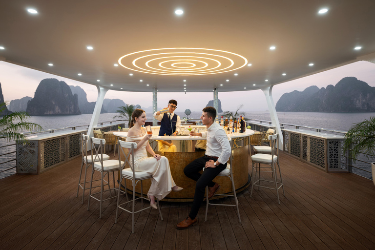 5-Star Ha Long Day Cruise with Jacuzzi, Lunch & Free Drink Day Cruise With Meal