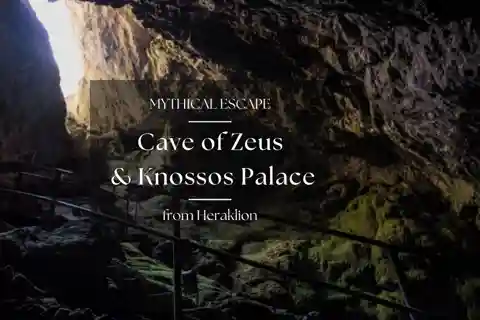 Au départ d'Héraklion : Visite privée de la grotte de Zeus et du palais de Knossos