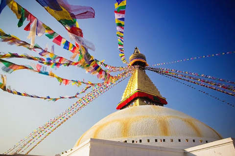 Kathmandu: Bouddha Stupa & Monastery Tour with Sound Healing