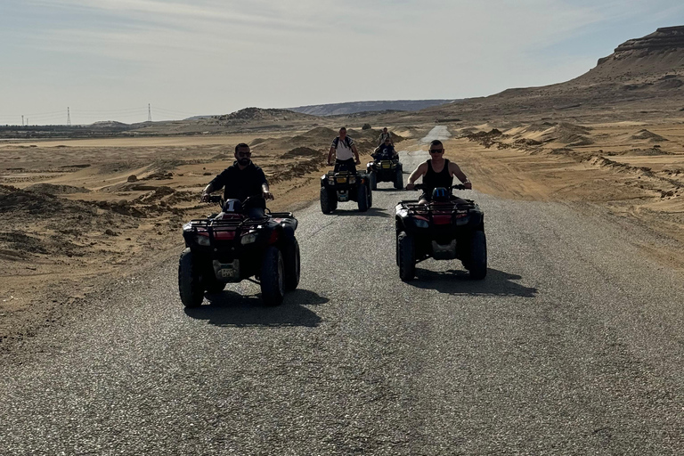 Fayoum: Qarun Sahara Safari With( ATV ) Quad bike From Cairo Private 4 Hours Quad Included Tickets