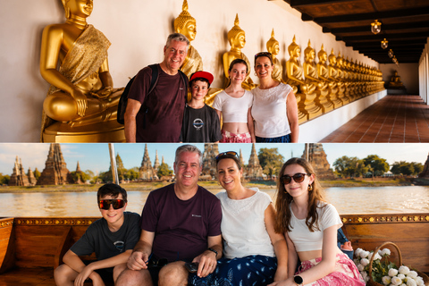 Ayutthaya: Private Boat Tour with Photographer & Shipyard