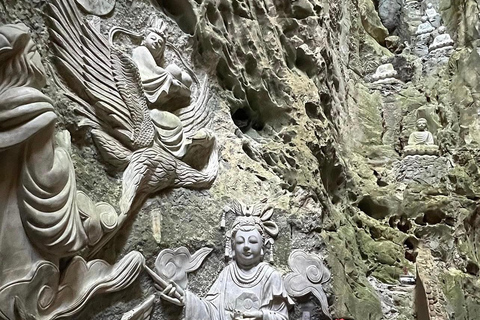 Hội An: Hai Van Pass, Marble Mt, Lady Buddha & Waterfalls Private Tour with Licensed English-Speaking Guide