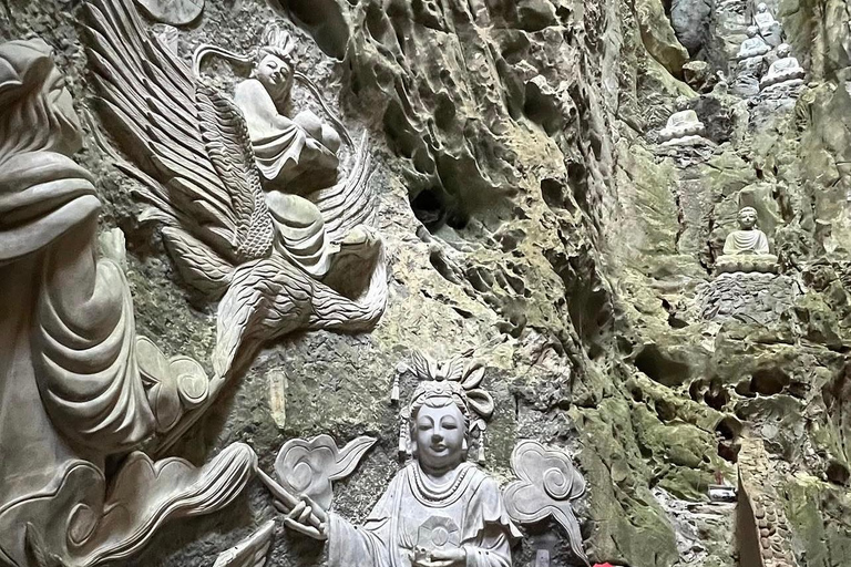 Hội An: Hai Van Pass, Marble Mt, Lady Buddha & Waterfalls Private Tour with Licensed English-Speaking Guide