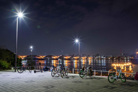 Seul: wycieczka rowerowa o zachodzie słońca nad rzeką HanSeul: Wycieczka rowerowa o zachodzie słońca nad rzeką Han