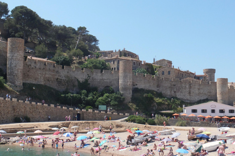 Depuis Barcelone : Journée à Tossa de Mar avec plage