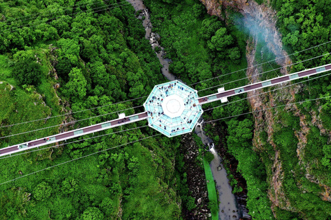 Dashbashi Canyon, Asureti village, and Didgori monument.