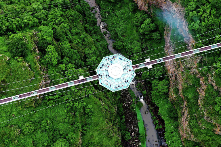 Dashbashi Canyon, Asureti village, and Didgori monument.