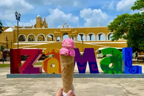Visite privée Izamal, ruines et atelier d'artisanat maya