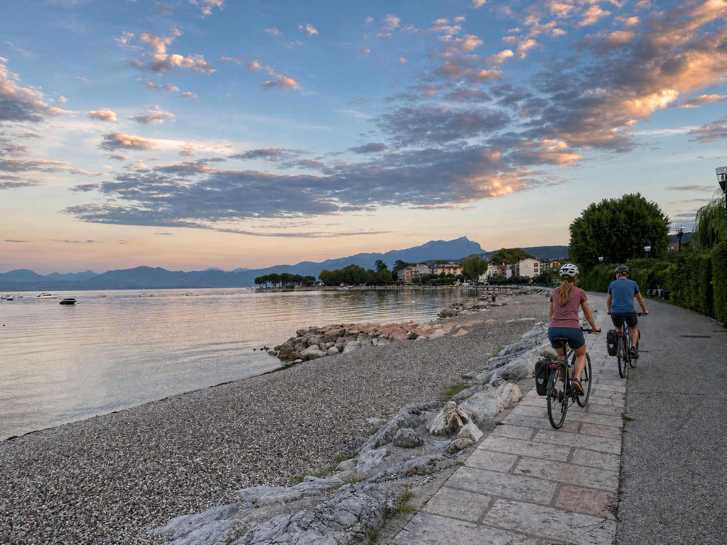 Gardasee: Citybike-Tour von Bardolino zur Baia delle Sirene