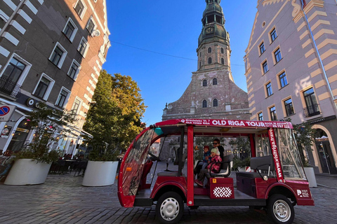 Riga: Private Old Town Heated E-Bus Tour with Audio Guide Private Tour