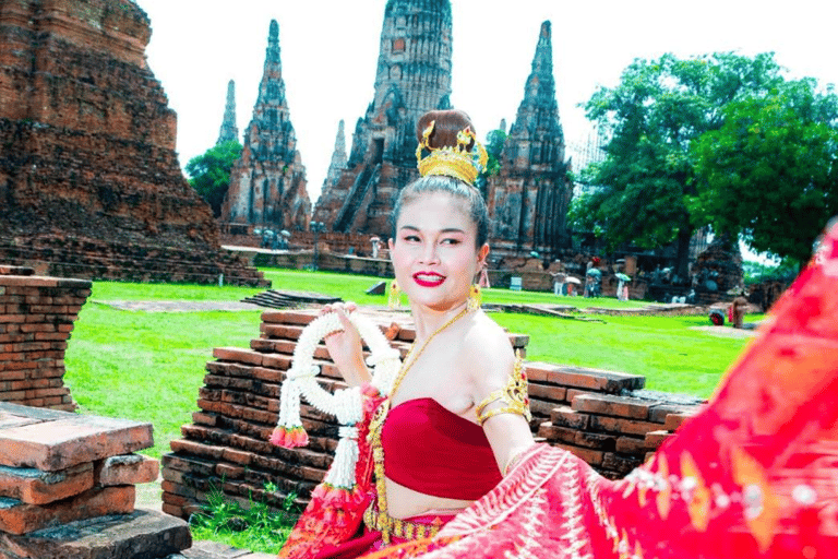 Ayutthaya: Tuk-Tuk Tour Options Boat Trip or Thai Costume Half Day Tuk-Tuk Heritage Tour