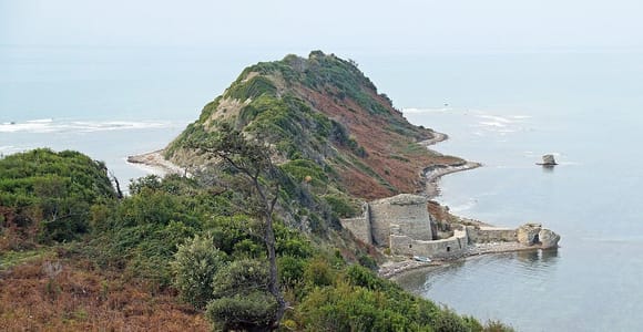 From Tirana: Cape Rodon and Skanderbeg Castle Trip