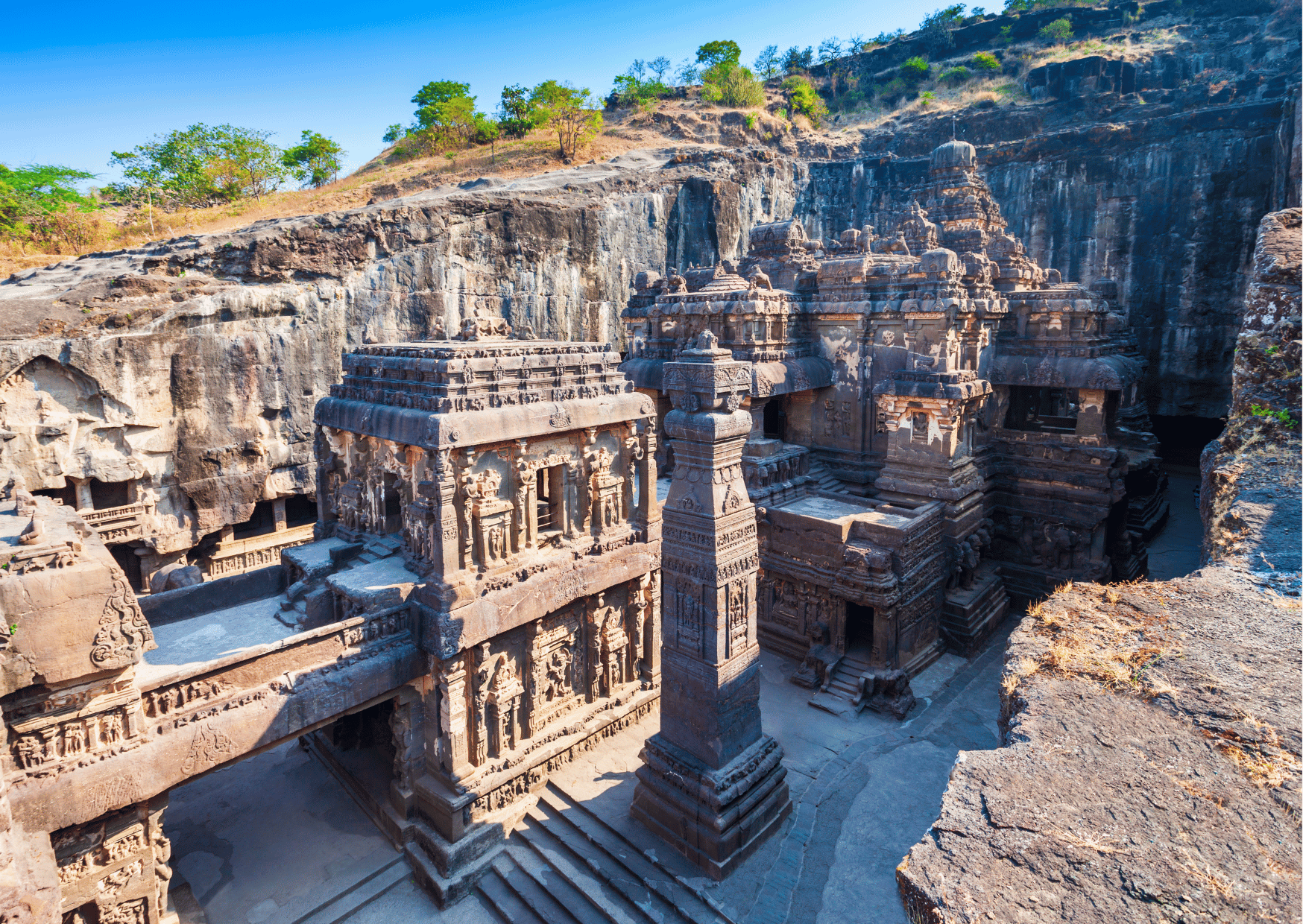Tagestour Ellora-Höhlen & Daulatabad Fort ab Aurangabad