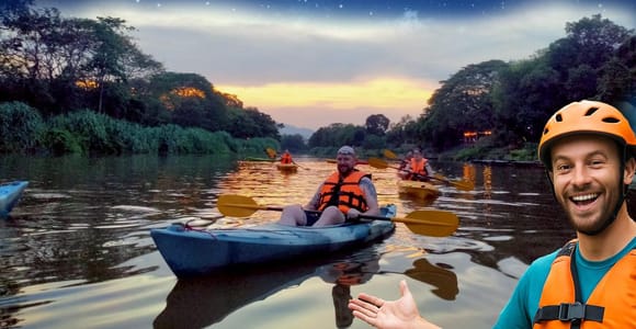 Chiang Mai: Ping River Night Kayaking into City Center