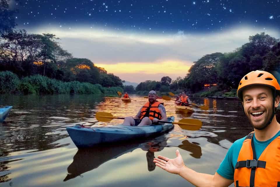 Abendliche Kajak-Tour