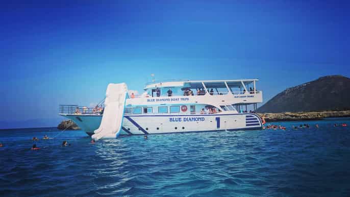 De Pafos: Cruzeiro à tarde na Lagoa Azul de Akamas