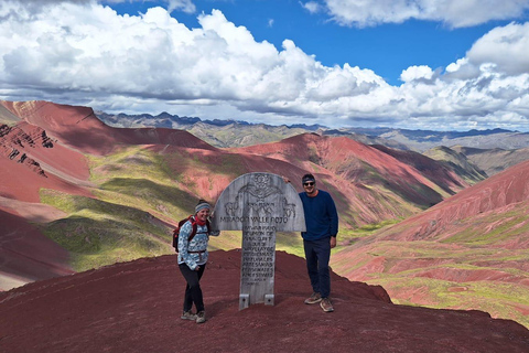 Från Cusco: Färgernas berg och den röda dalen på ATVfrån cusco:Red valley + vinikunka mountain/double seat atv/