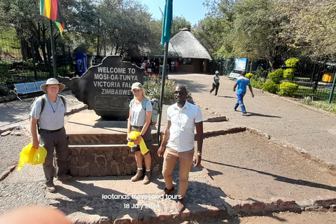 Victoria Falls: Guided Tour with Hotel Pickup
