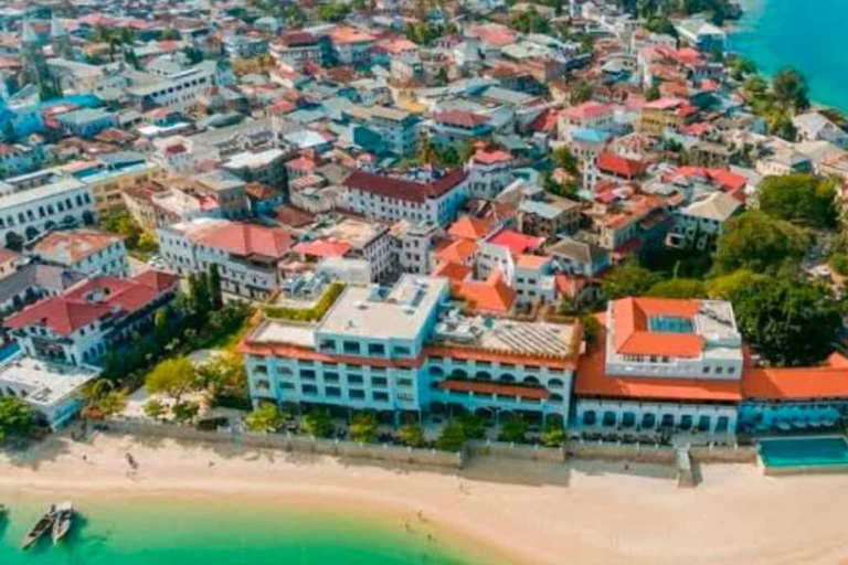 Zanzibar: Prison Island & Stone Town Half-Day Tour Hotel Transfers included ( prison fees 12 USD Pp excluded)