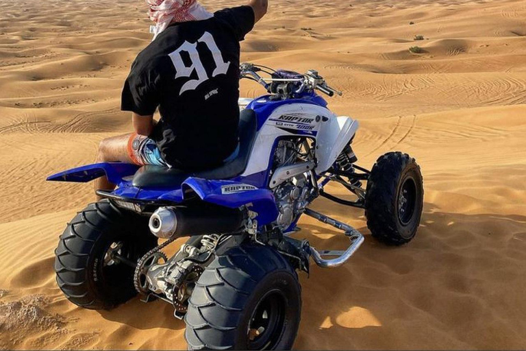 From Marrakesh: Dinner &amp; Quade Bike, Sunset in Desert Agafay