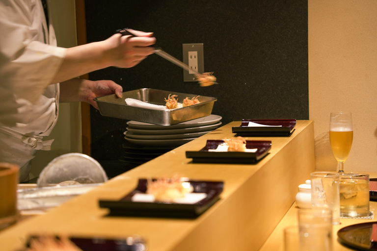 Hochwertiges Sushi &amp; Tempura-Essen in Ginza