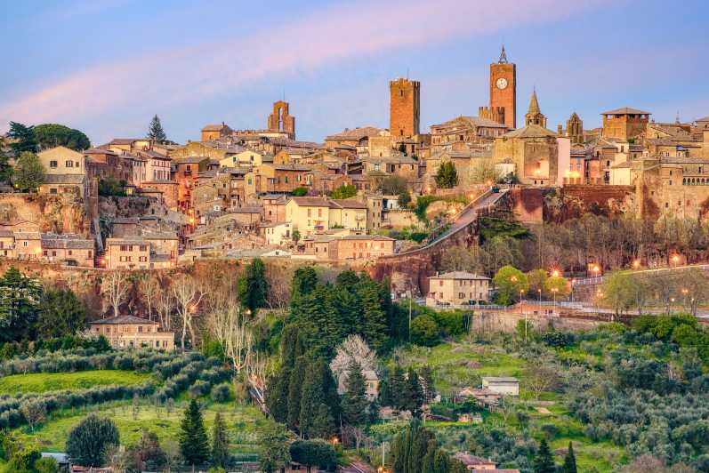 De Roma: Viagem de 1 dia a Bagnoregio e Orvieto com vinhos e almoço